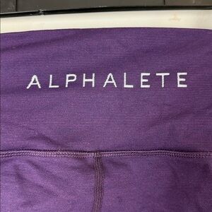 Alphalete Deep Purple Leggings Size Medium